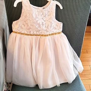 Cat & Jack 2T white dress